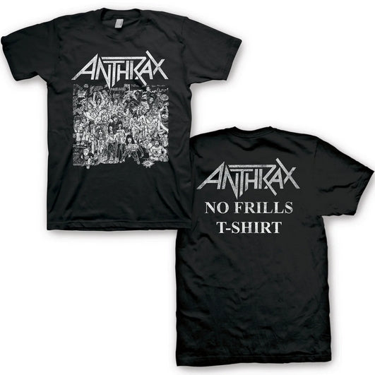 Anthrax - No Frills Tee - T shirt - Vision Merch