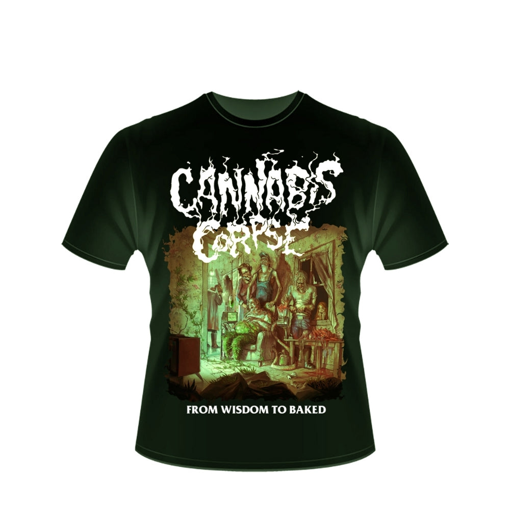 Cannabis Corpse - From Wisdom to Baked (Green) - T shirt - SEASON OF MIST