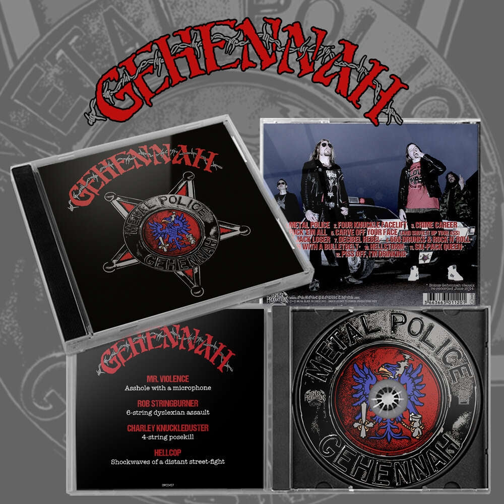 Gehennah - Metal Police - CD - Osmose Productions