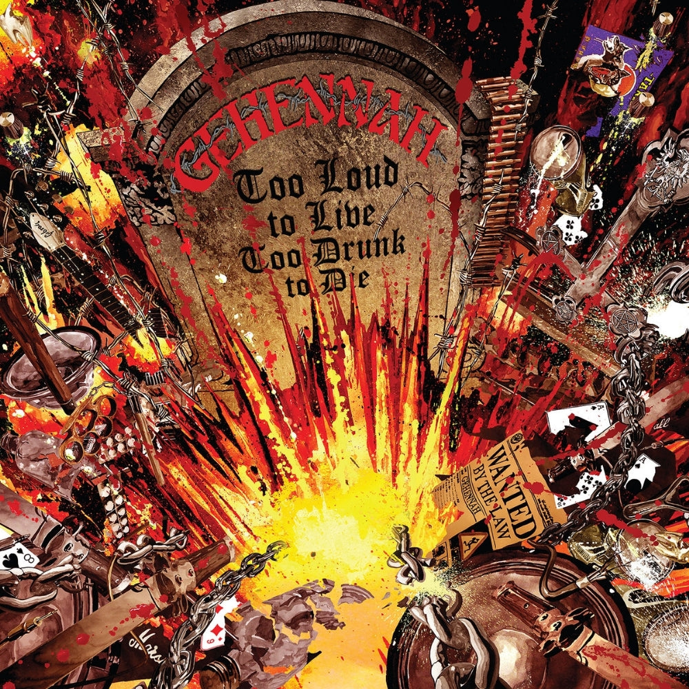 Gehennah - Too Loud to Live too Drunk to Die - CD - Osmose Productions