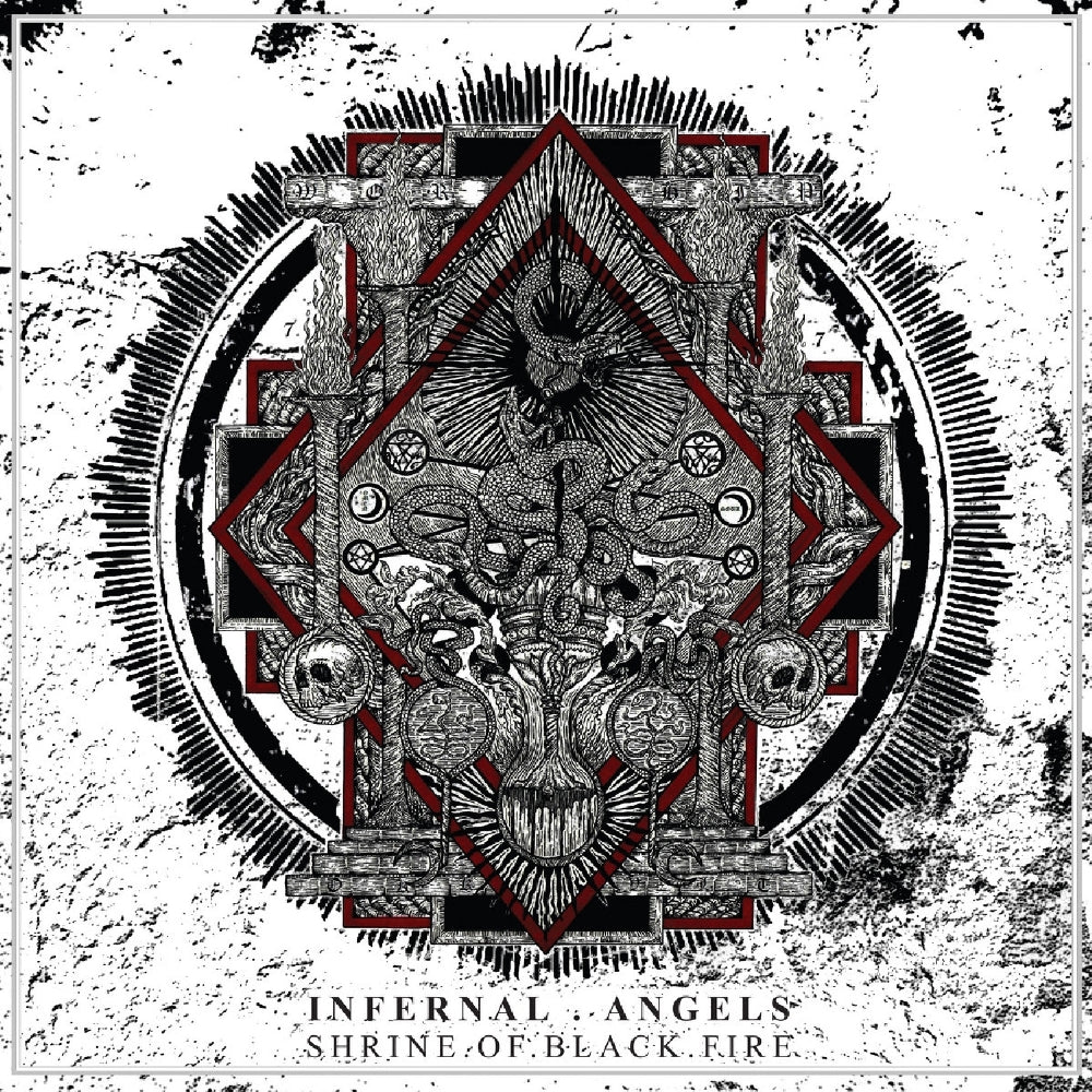 Infernal Angels - Shrine of Black Fire - LP - Immortal Frost Productions - Image 2