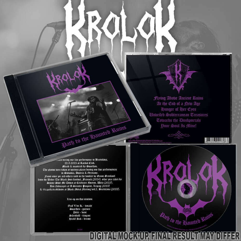 Krolok - Path To The Haunted Ruins (Live Bratislava) - CD - Osmose Productions
