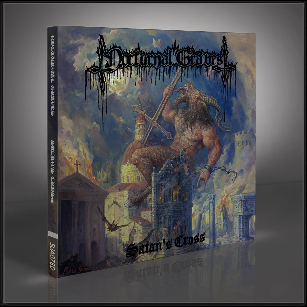 Nocturnal Graves - Satan's Cross - CD DIGIPAK - Underground Activists