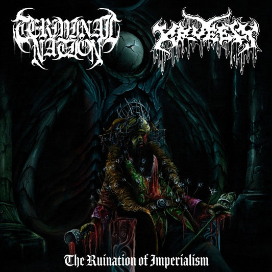 Terminal Nation / Kruelty - The Ruination of Imperialism - LP COLORED - 20 Buck Spin - Image 2