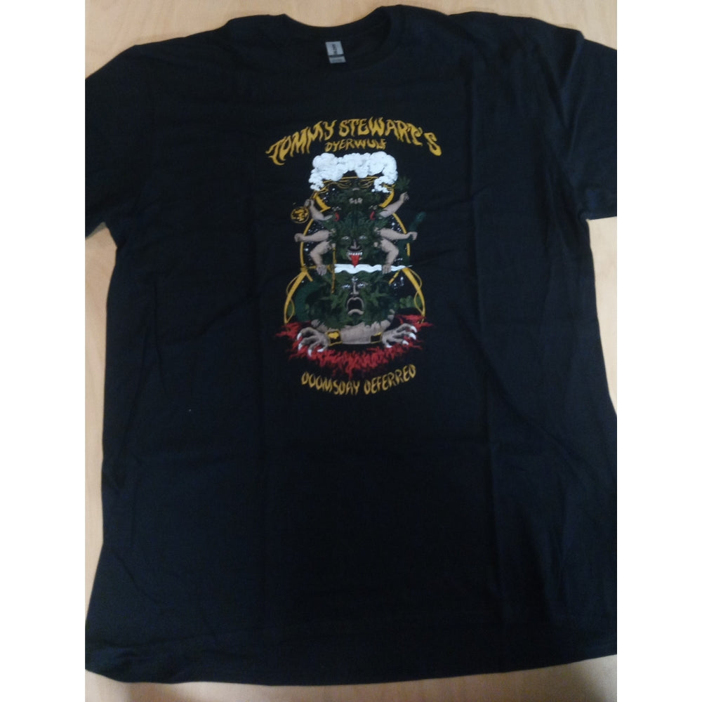 Tommy Stewart's Dyerwulf - Doomsdays Deferred - T shirt - Black Doomba Records