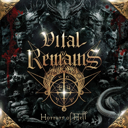 Vital Remains - Horrors of Hell - DOUBLE LP GATEFOLD COLORED - Brutal Planet Records - Image 2