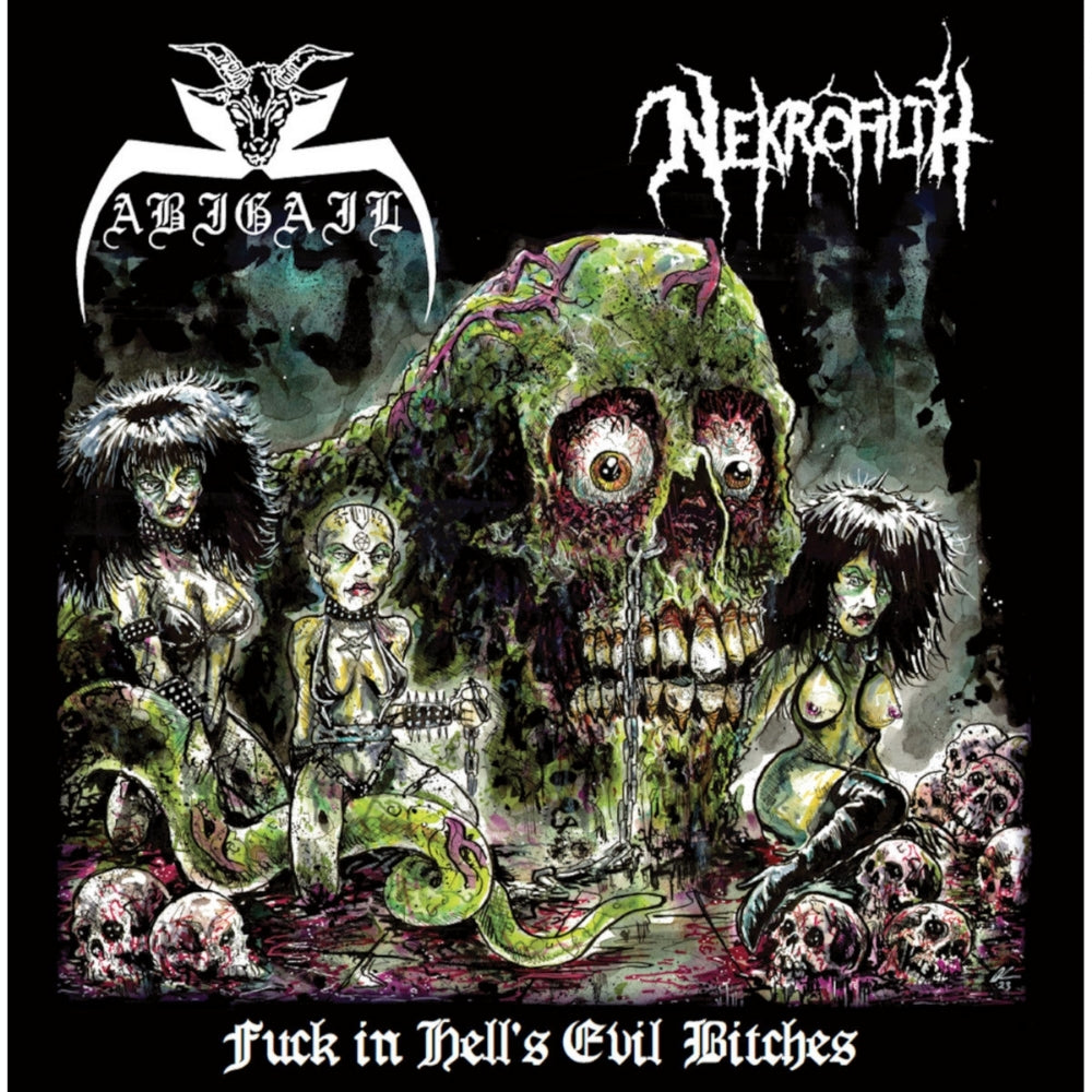 Abigail amd Nekrofilth - Fuck In Hell's Evil Bitches - LP - Hells Headbangers