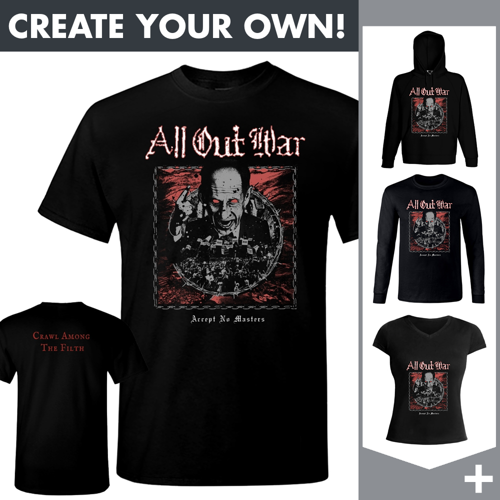 All Out War - Accept No Masters - Merchandising