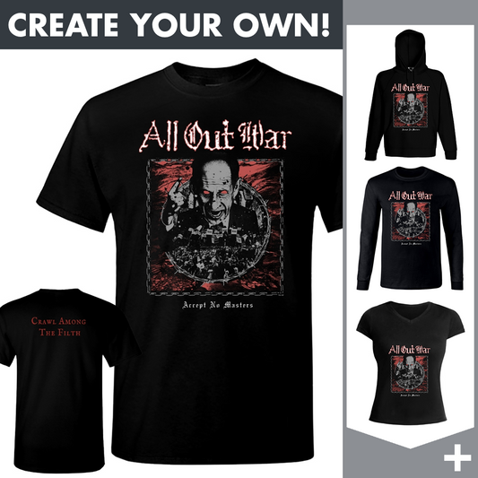 All Out War - Accept No Masters - Merchandising