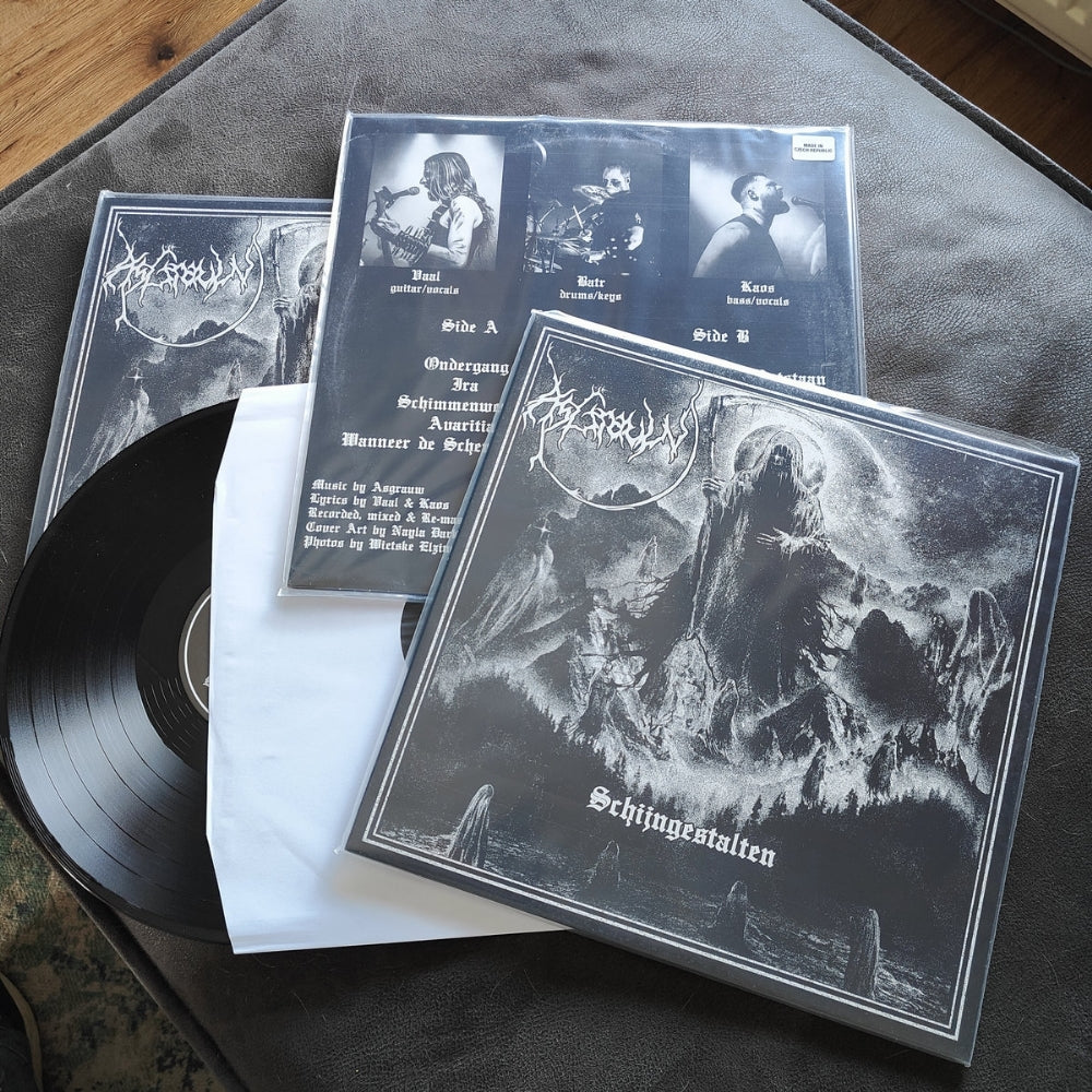 Asgrauw - Schijngestalten - LP + Digital Download Card - Adirondack Black Mass