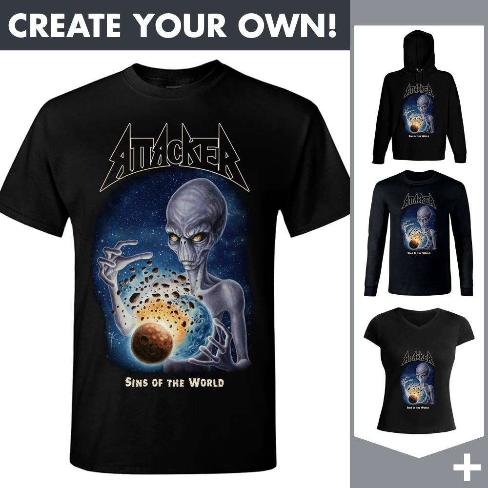 Attacker - Sins of the World - Merchandising