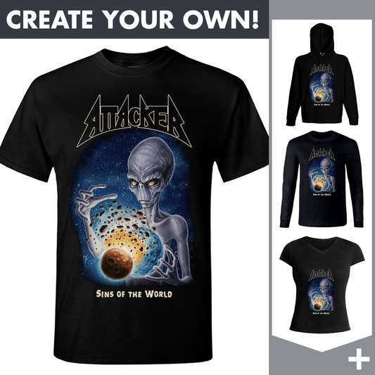 Attacker - Sins of the World - Merchandising