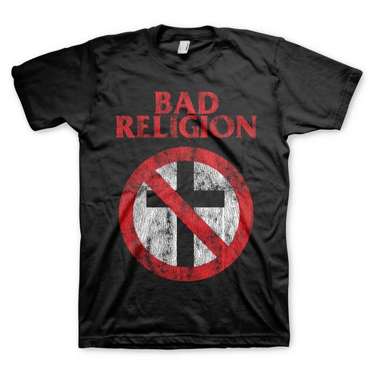 Bad Religion - Distressed Crossburster- Tee - T shirt - Vision Merch