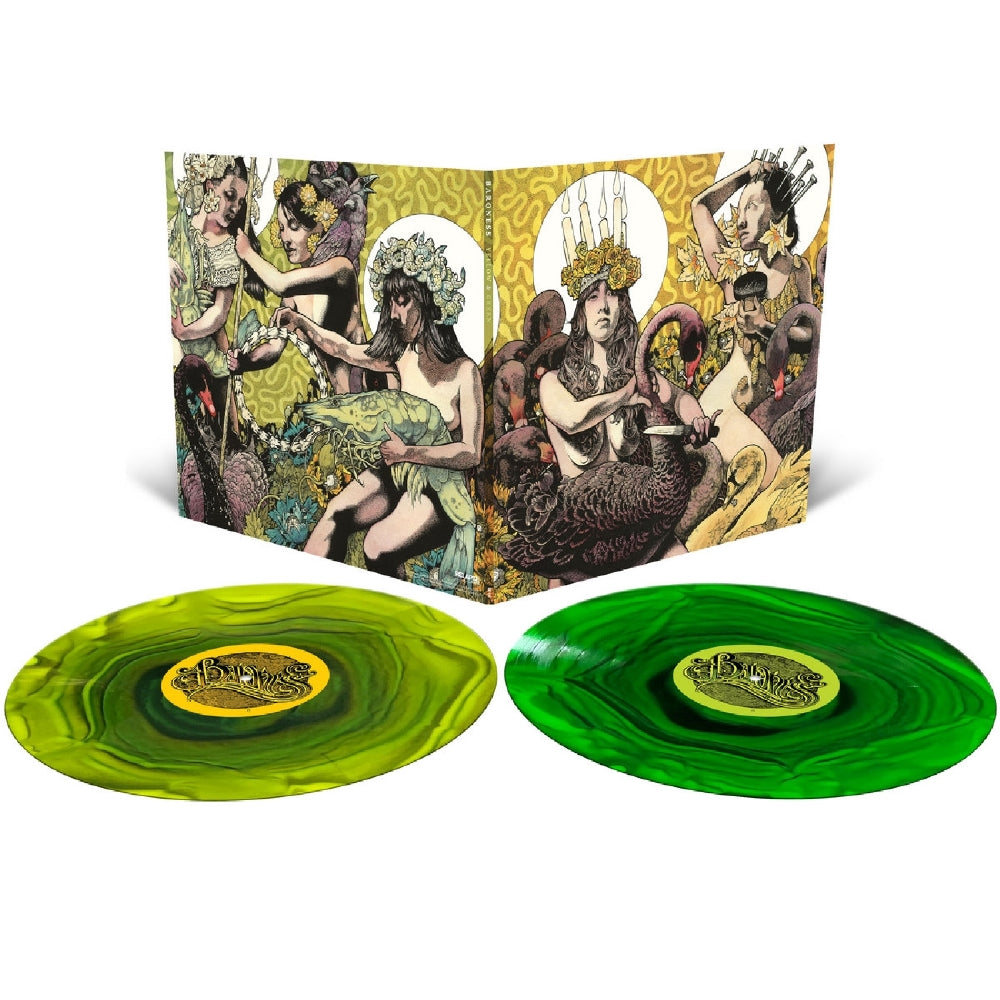 Baroness - Yellow & Green - DOUBLE LP GATEFOLD COLORED - Metal Blade Records