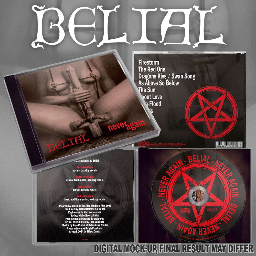 Belial - Never Again - CD - Osmose Productions