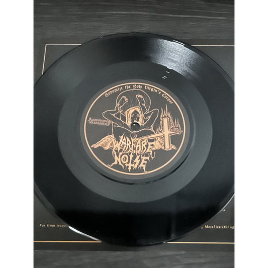 Blasphemaniac and Warfare Noise - The Profane Defloweriung of the Perverted Immaculate Saint - 7 EP - Adirondack Black Mass - Image 2
