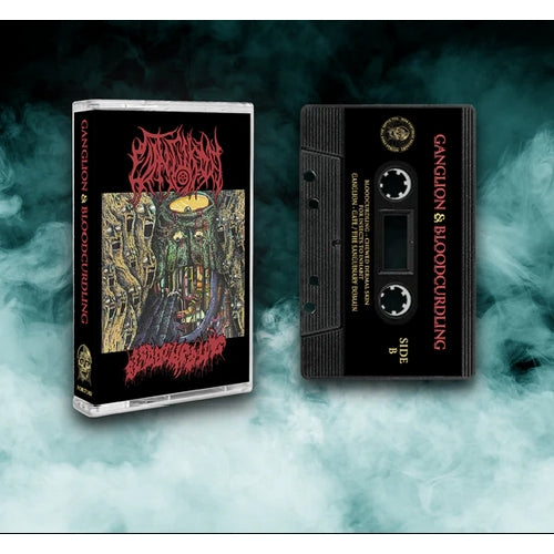 Bloodcurdling and Ganglion - Split - TAPE - Iron Fortress Records