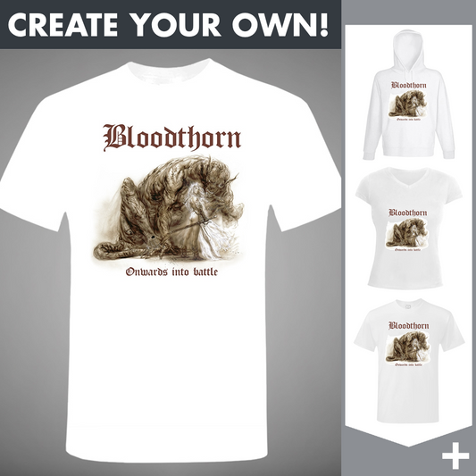 Bloodthorn - Onwards Into Battle (white) - Merchandising