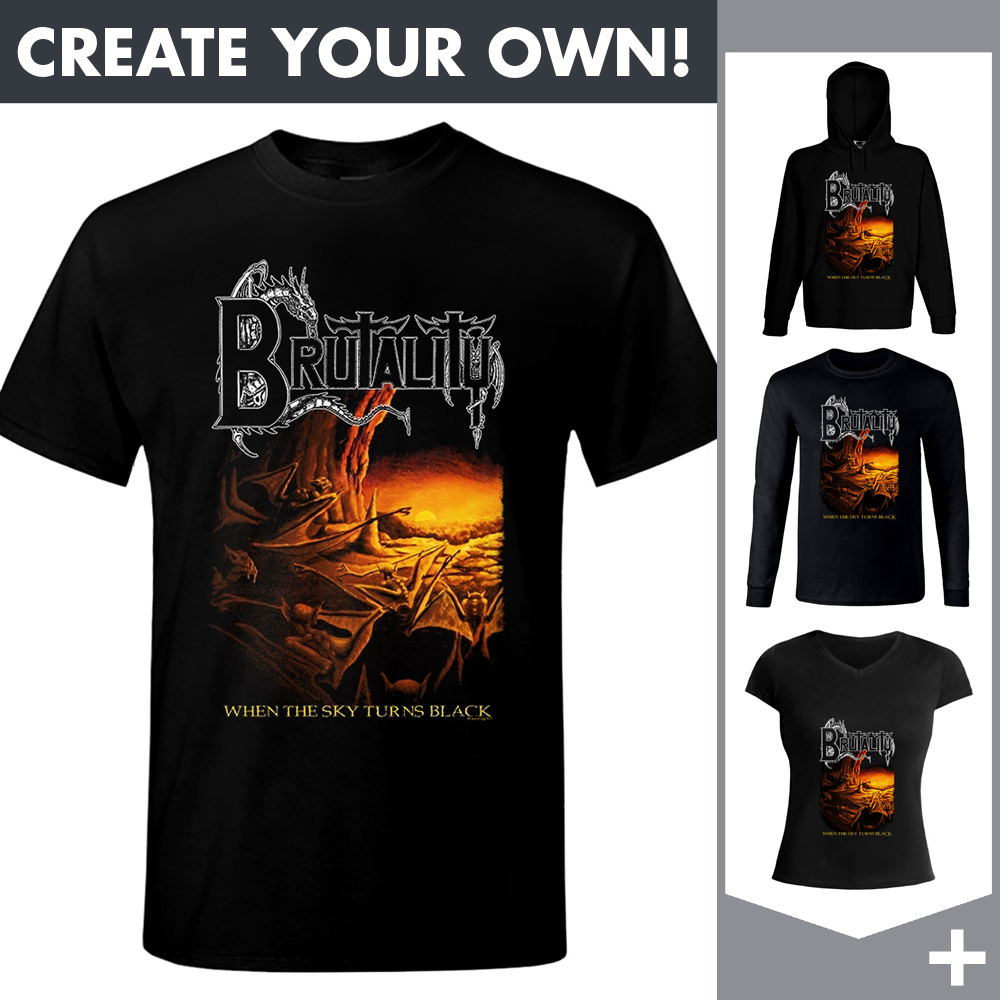 Brutality - When The Sky Turns Black - Merchandising