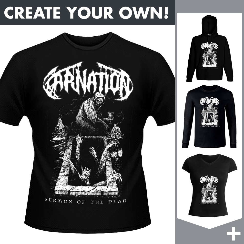 Carnation - Sermon of the Dead - Merchandising