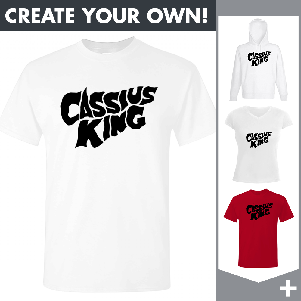 Cassius King - Black Logo - Merchandising