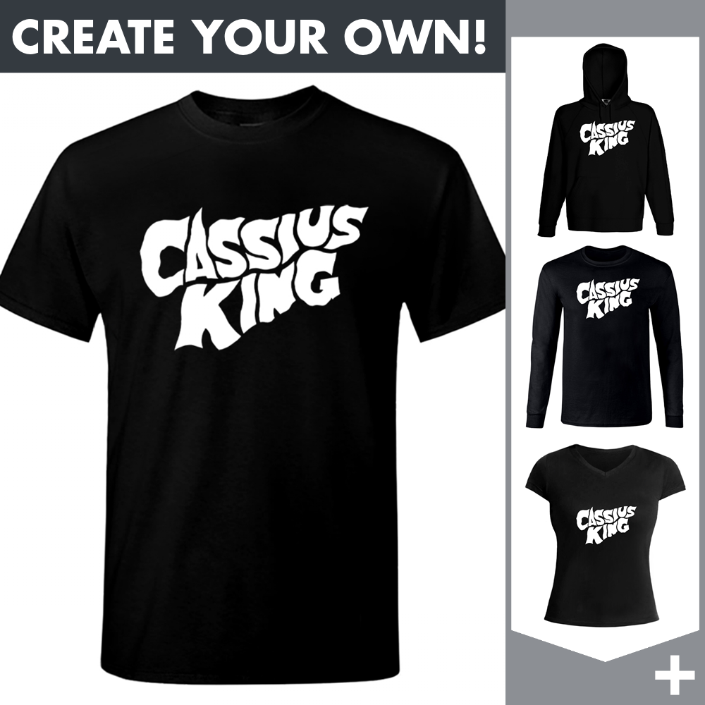 Cassius King - White Logo - Merchandising