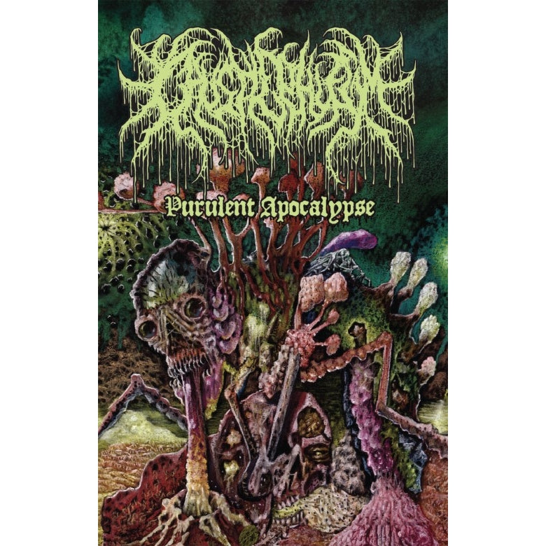 Caustic Phlegm - Purulent Apocalypse - TAPE - Hells Headbangers