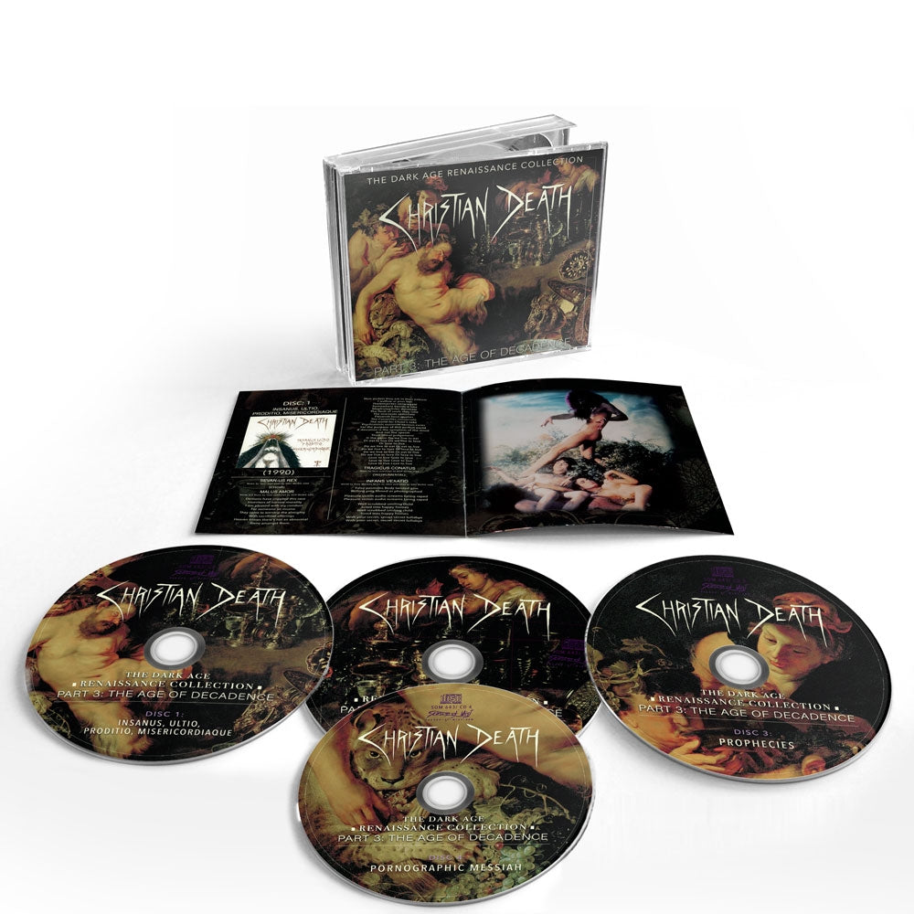 Christian Death - The Dark Age Renaissance Collection Part 3: The Age Of Decadence - 4CD BOX - SEASON OF MIST - Image 3