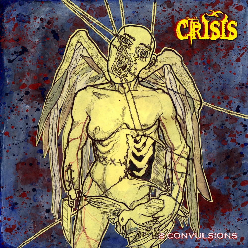Crisis - 8 Convulsions - LP COLORED - Svart Records - Image 2