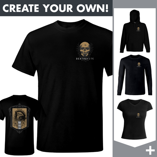 Deathwhite - Hood And Skull Heart (pocket) - Merchandising