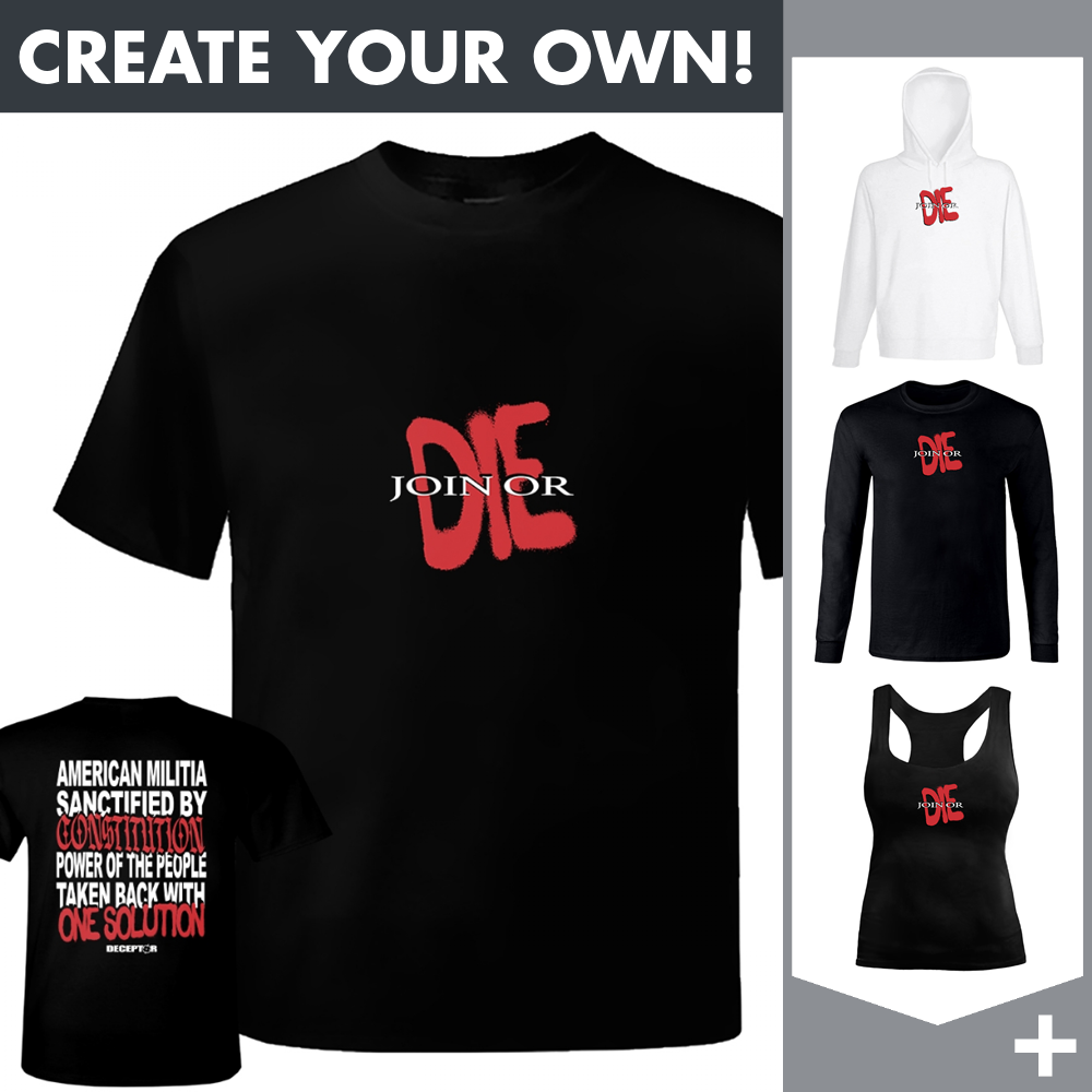 Deceptor - Join Or Die - Merchandising
