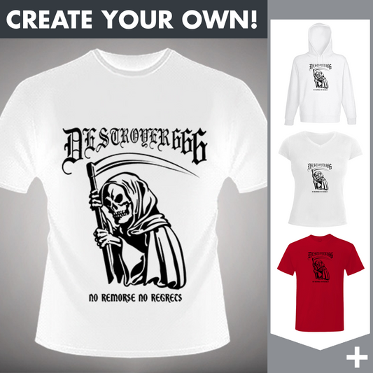Destroyer 666 - No Remorse No Regrets - Merchandising