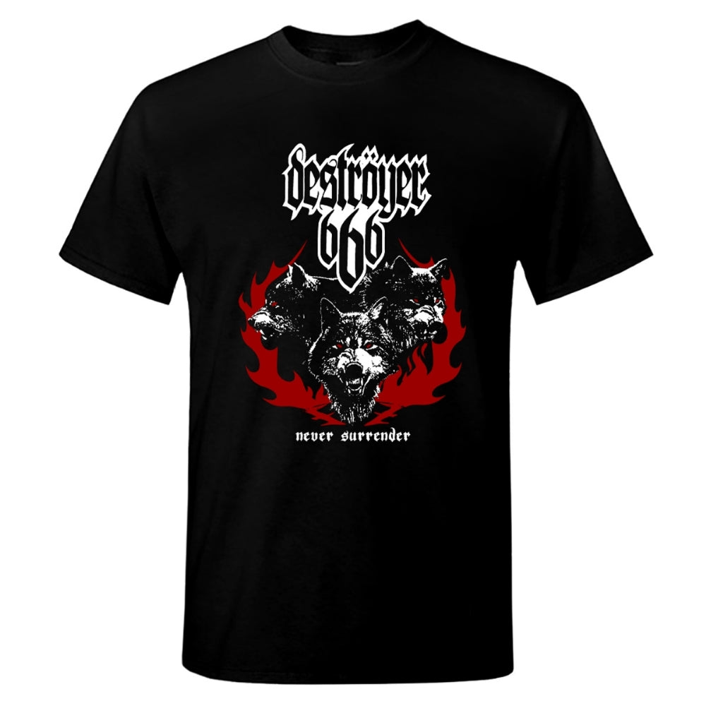 Destroyer 666 - Wolves and Flames - T shirt - SEASON OF MIST