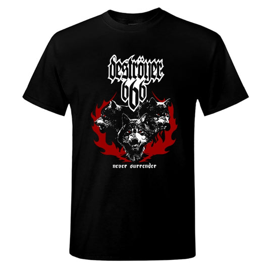 Destroyer 666 - Wolves and Flames - T shirt - SEASON OF MIST