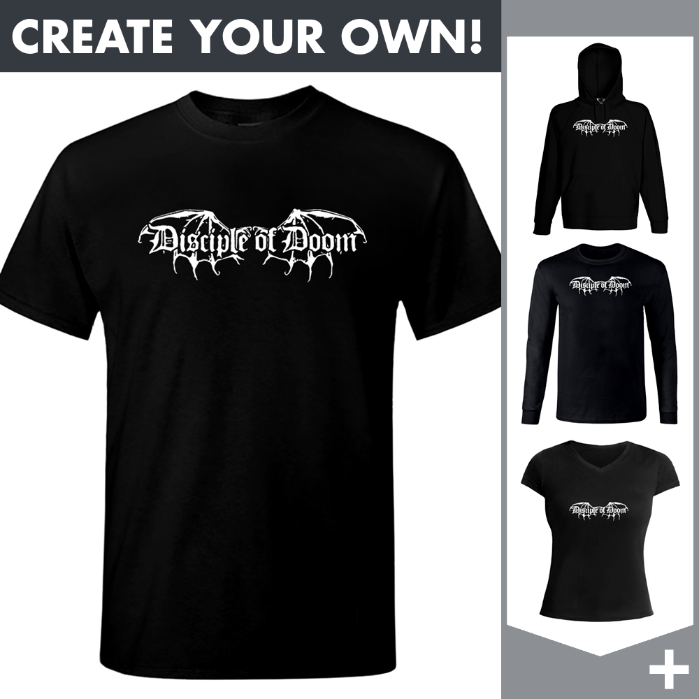 Disciple Of Doom - White Logo - Merchandising