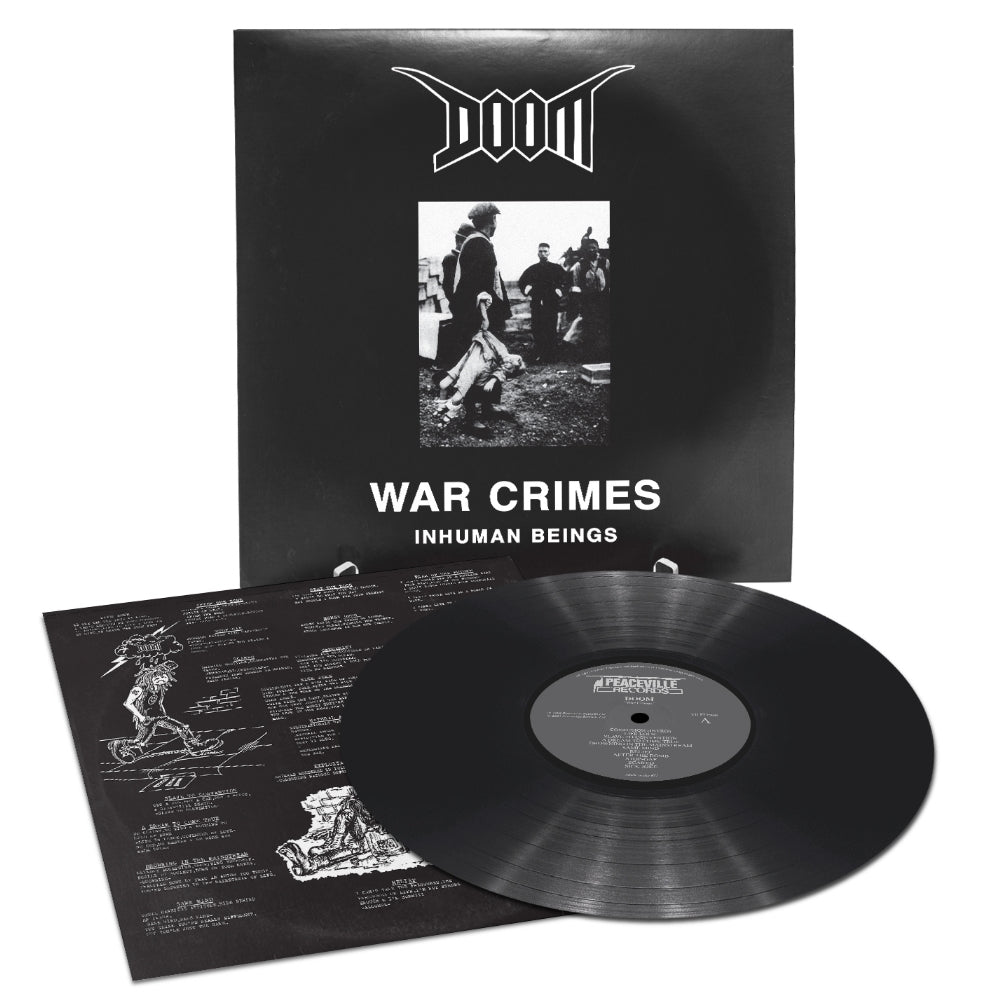 Doom - War Crimes - Inhuman Beings - LP - PEACEVILLE RECORDS