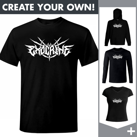 Exocrine - Logo White - Merchandising