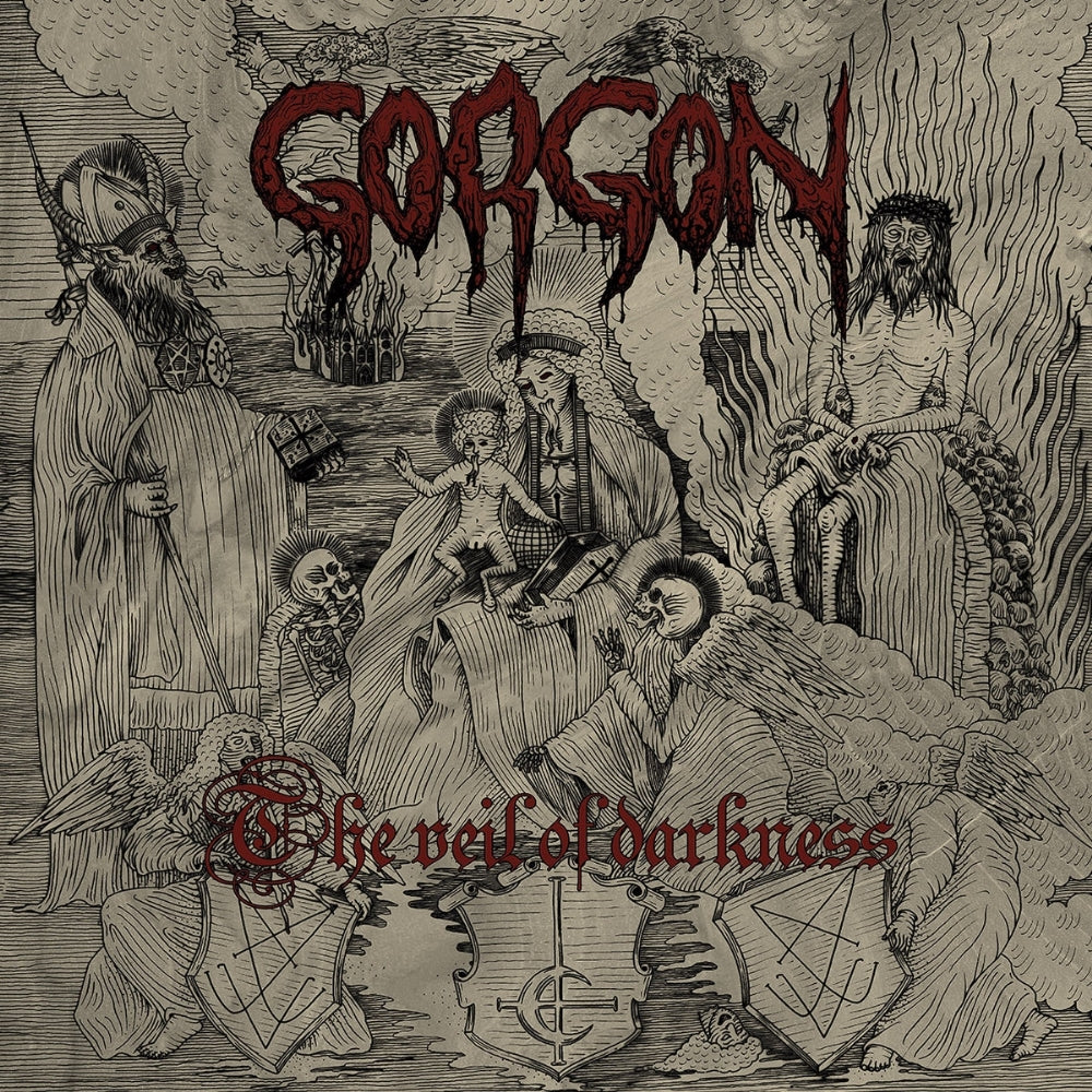 Gorgon - The Veil of Darkness - LP COLORED - Osmose Productions