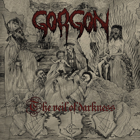 Gorgon - The Veil of Darkness - LP COLORED - Osmose Productions