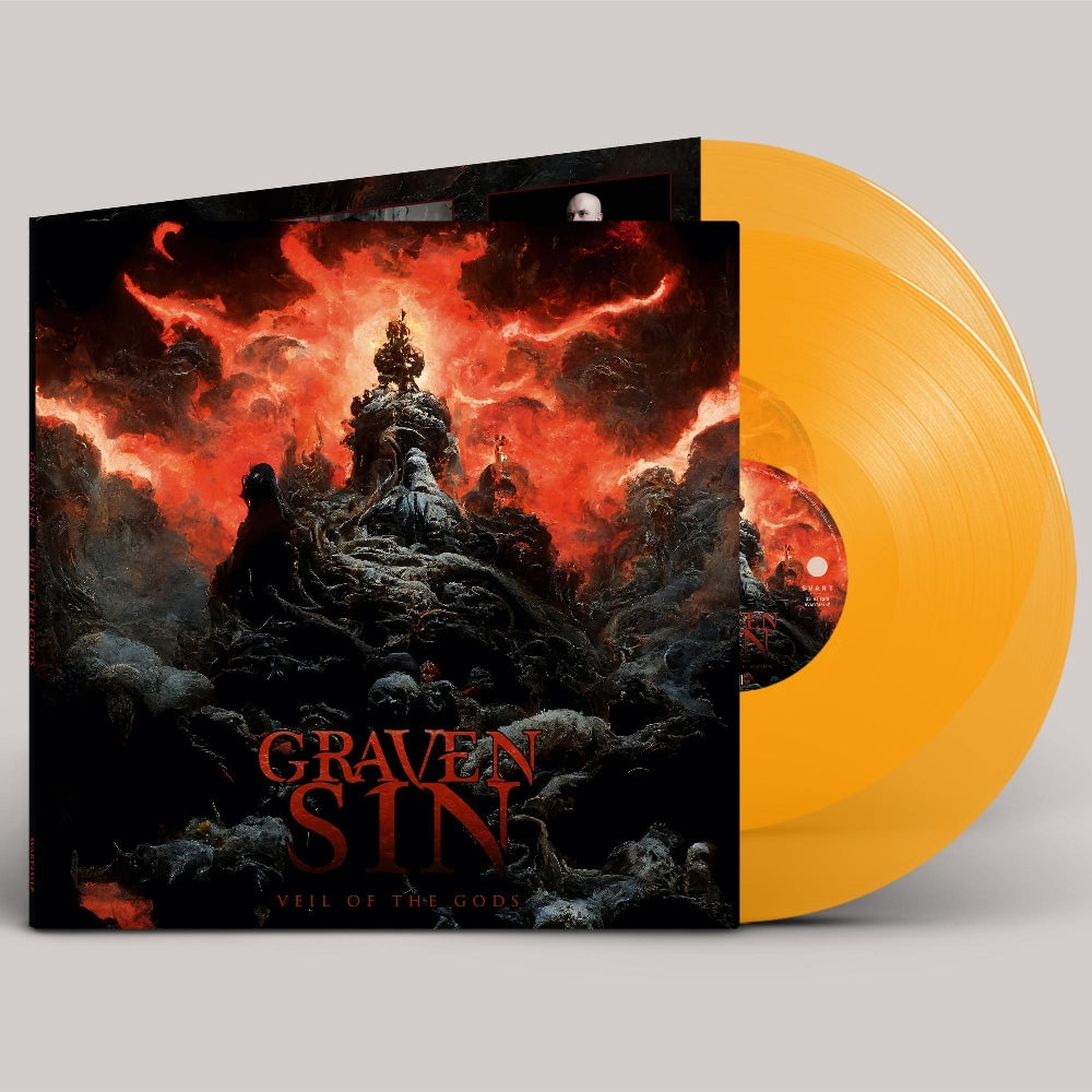 Graven Sin - Veil Of The Gods - DOUBLE LP GATEFOLD COLORED - Svart Records