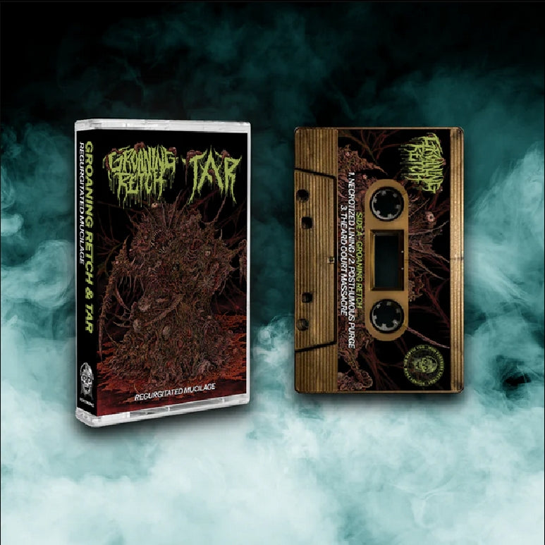 Groaning Retch & Tar - Regurgitated Mucilage - TAPE - Iron Fortress Records
