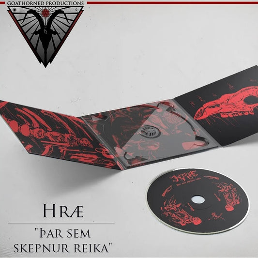 Hrae - Par Sem Skepnur Reika - CD DIGIPAK - Goathorned Productions - Image 2