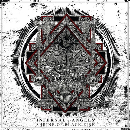 Infernal Angels - Shrine of Black Fire - LP - Immortal Frost Productions - Image 2