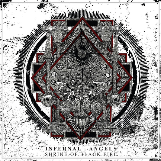 Infernal Angels - Shrine of Black Fire - LP COLORED - Immortal Frost Productions - Image 2