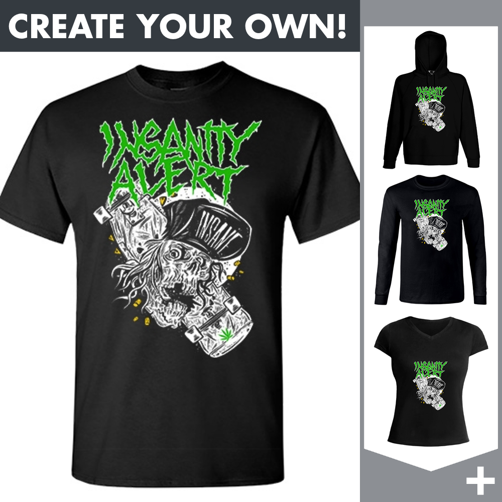 Insanity Alert - Skate-skull - Merchandising