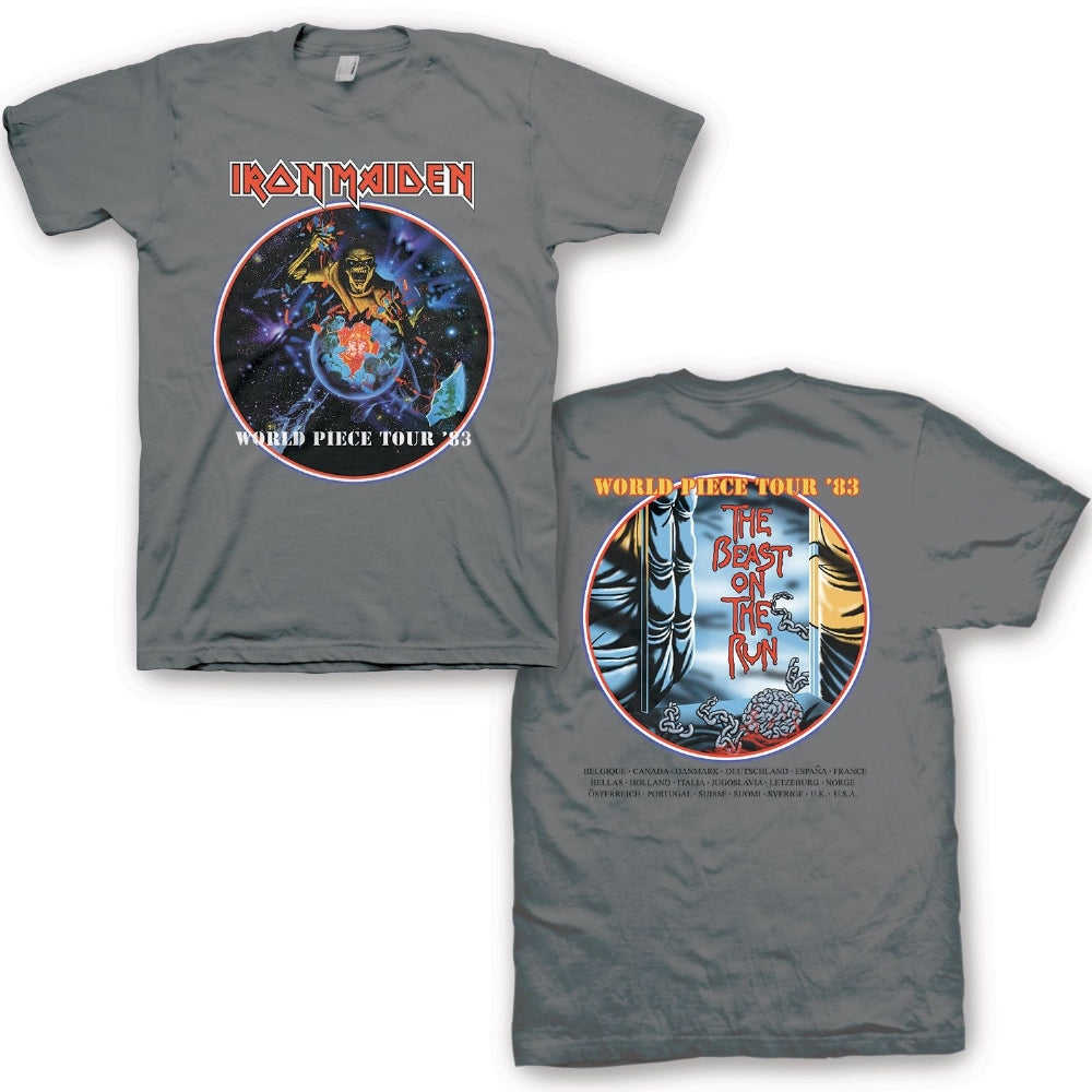 Iron Maiden - World Piece Tour - Tee - T shirt - Vision Merch