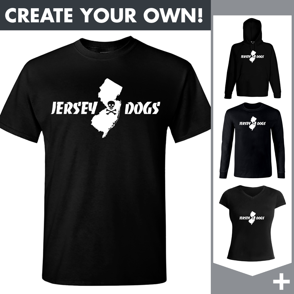 Jersey Dogs - White Logo - Merchandising