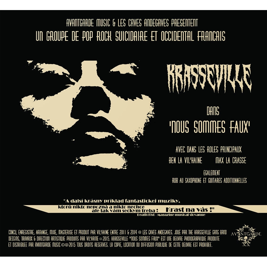 Krasseville - Nous Sommes Faux - CD DIGISLEEVE - Avantgarde