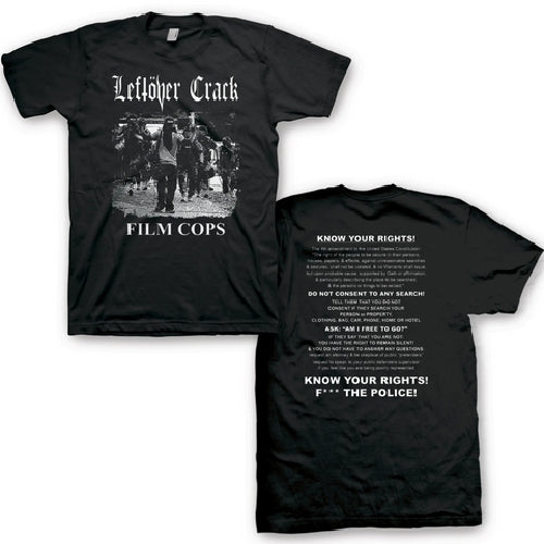 Leftover Crack - Film Cops - Tee - T shirt - Vision Merch