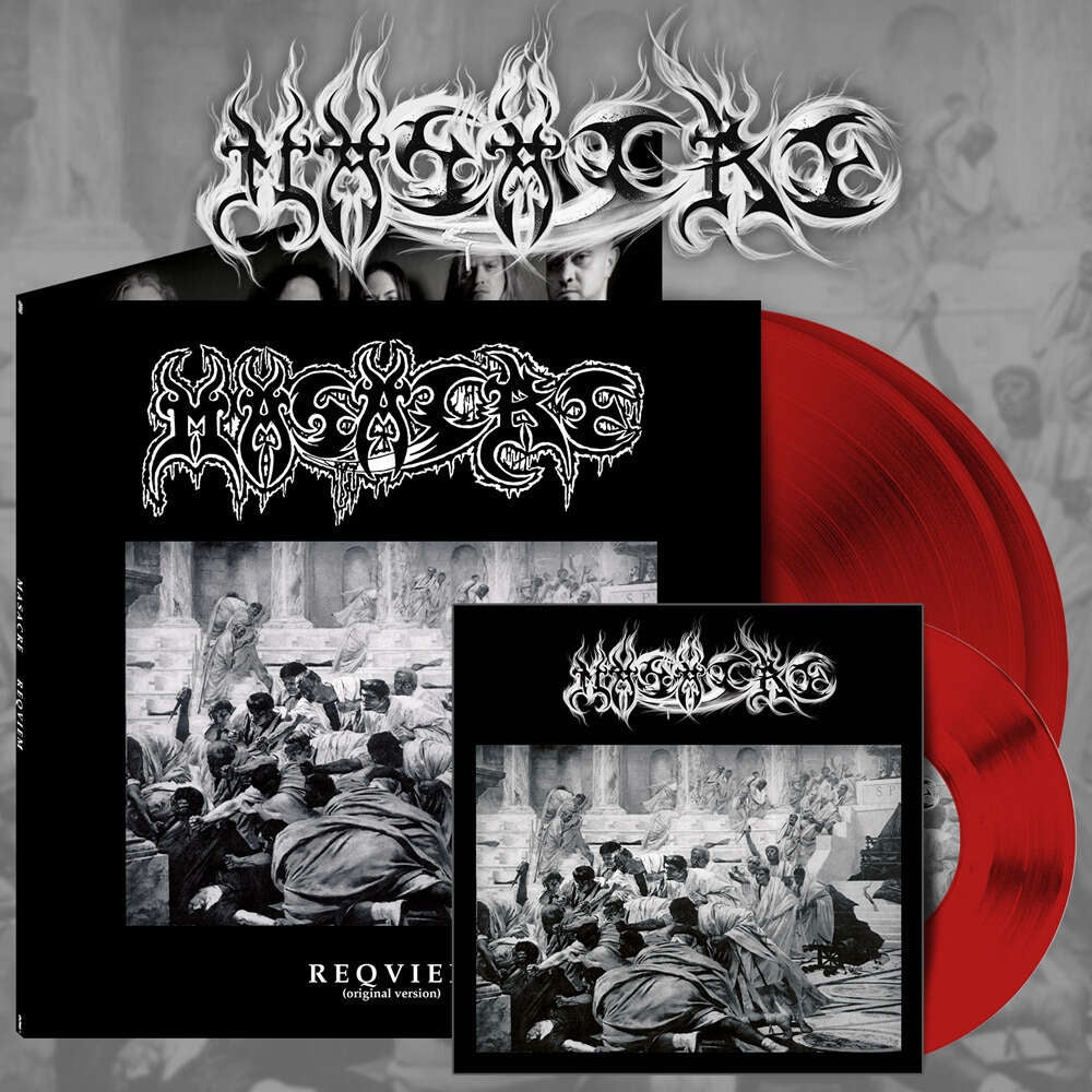 Masacre - Reqviem - DOUBLE LP GATEFOLD COLORED + 7" EP - Osmose Productions